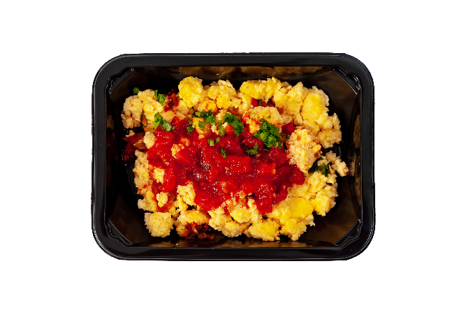 Скрембл с томатами